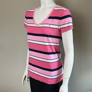 Tommy Hilfiger • Pink Stripped Tee